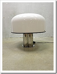 Rare mid century modern Guzzini lamp Italy XL