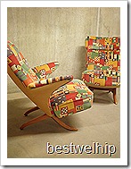 Artifort vintage design chairs Pinguin Congo chair stoel