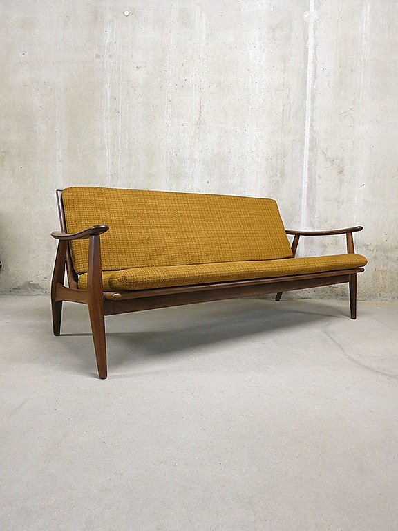 schaamte site Beschuldigingen Scandinavische lounge bank sofa mid century vintage design | Bestwelhip