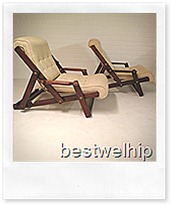 vintage design ligstoel Deense stijl, vintage design lounge chair deck chair Danish style
