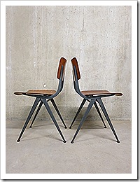 Vintage school chairs Industrial Friso Kramer style