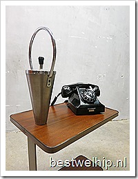 Fifties vintage design bijzettafel & asbak, vintage table& ashtray fifties