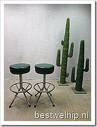 Vintage retro barkrukken kruk, sixties bar stools Mid century design