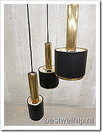 Deense vintage design hanglamp luster pendant ceiling lamp Fog & Morup