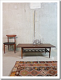 Mid century Danish coffee table, salontafel Deens vintage design