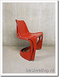 Vintage stoelen/ dinner chairs by Steen Østergaard for Cado
