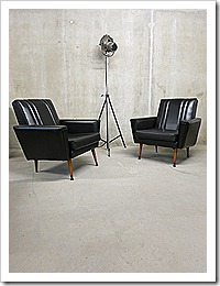 ‘Rock a billy’ fifties lounge chairs clubfauteuils