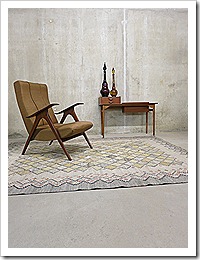 Mid century Scandinavische lounge fauteuil vintage arm chair Danish