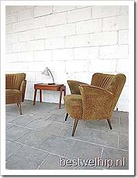 Mid century vintage design lounge chairs clubfauteuils