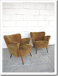 Mid century vintage design lounge chairs clubfauteuils