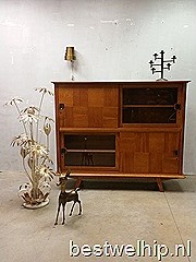 Mid century vintage design cabinet wandkast 