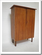 houten vintage design kast retro jaren 60