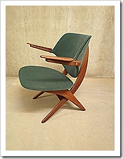 Vintage design fauteuil stoel Webe Louis van Teeffelen Pelican chair