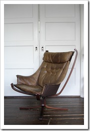 Falcon chair Siigurd Ressel, scandinavische design fauteuil