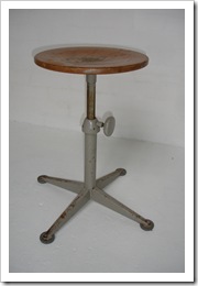 industriele kruk Friso Kramer, tekenstoel, drawing stool '50's