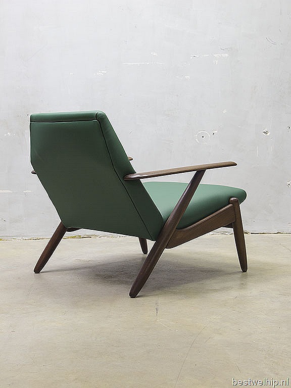 metro Wiskundig Grondig Danish mid century vintage design lounge chair armchair, Deense vintage  design lounge stoel fauteuil | Bestwelhip