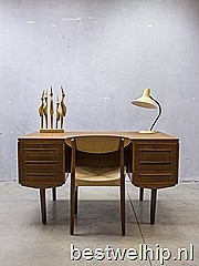 Danish vintage design desk, bureau Deens vintage design