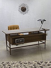 Mid century modern office desk vintage design bureau 