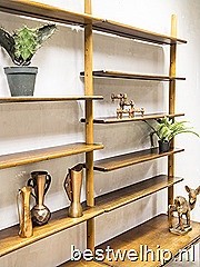 Mid century design bookcase wall unit William Watting wandmeubel