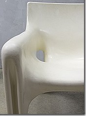 Vico Magistretti design fauteuil chair ‘Vicario’Artemide Milano