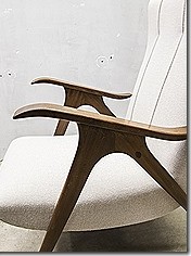 Mid century vintage design Scandinavian lounge chair arm chair 