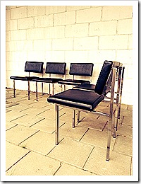 Martin Visser vintage eetkamerstoelen industrieel Spectrum dining chairs industrial