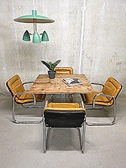 Eetkamer stoelen mid century design Italian vintage design dinner chairs