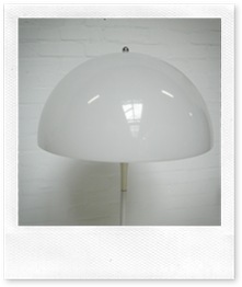 vintage design lamp Panthella Verner Panton, Louis Poulsen