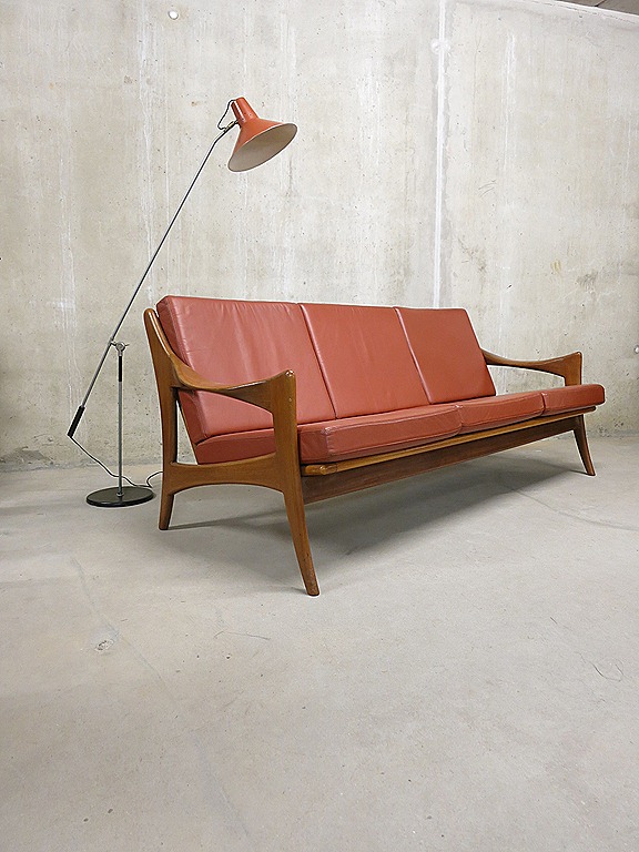Teleurstelling krokodil Moeras Vintage design bank sofa seating group Deense stijl | Bestwelhip