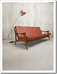 Vintage design bank sofa Deense stijl 